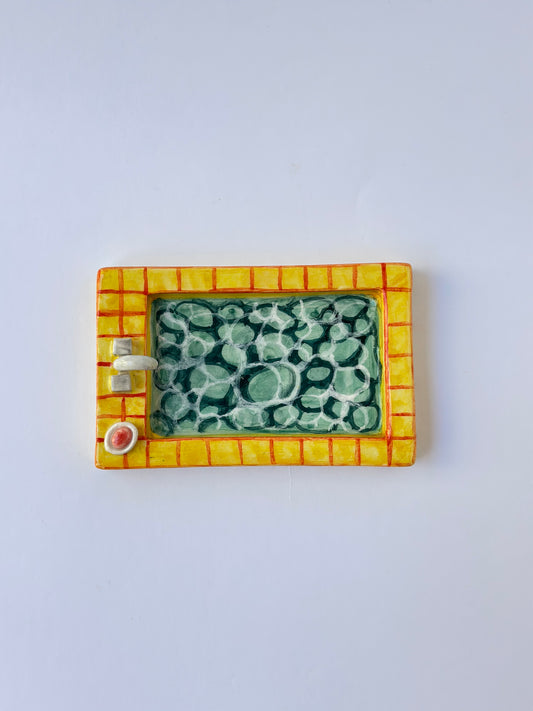 Handmade ceramic ashtray