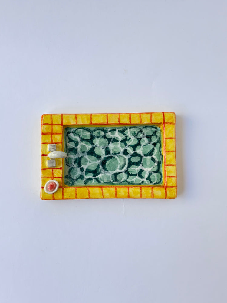 Handmade ceramic ashtray