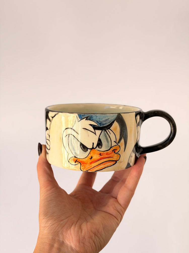 Duck handmade ceramic mug