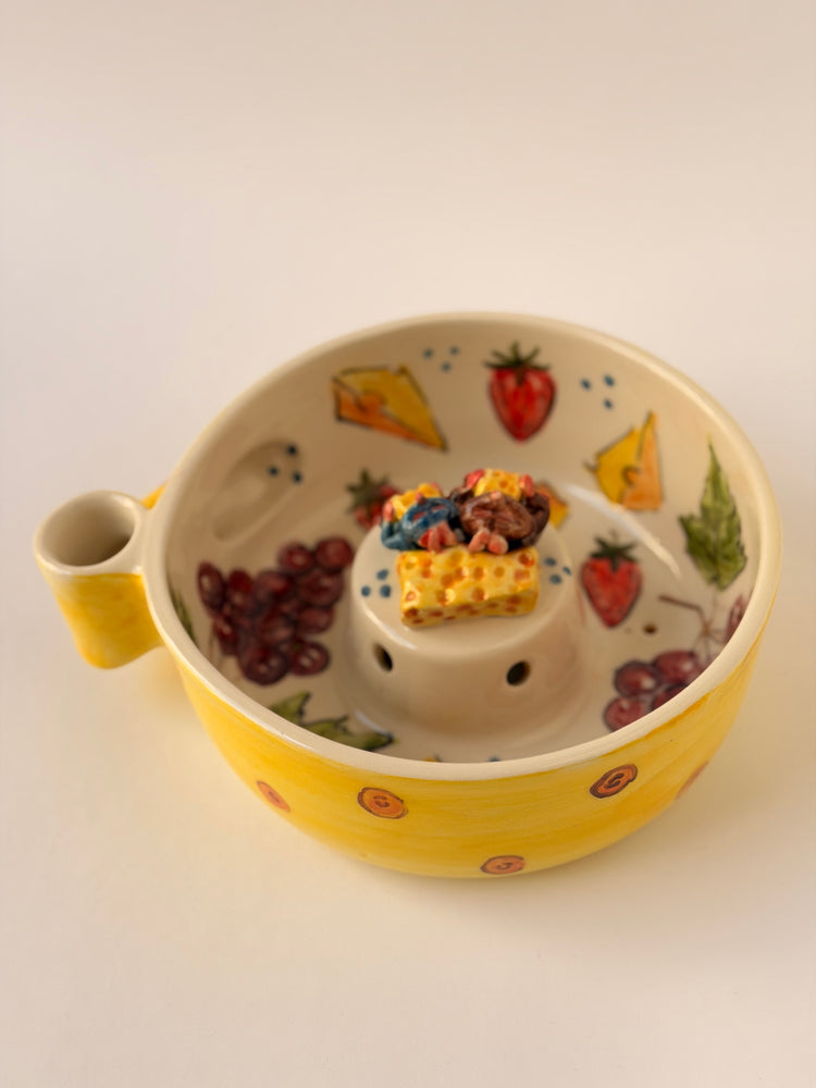 Little Chef and brother handmade ceramic washing bowl