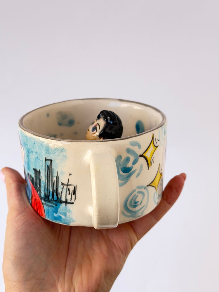 Spider handmade ceramic mug