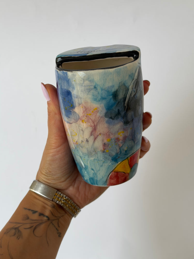 Harry handmade takeaway mug