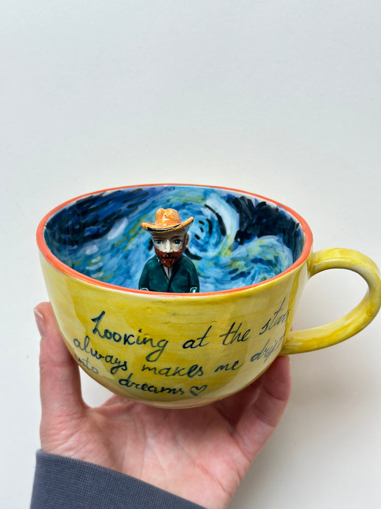 Vincent Wan Gogh handmade mug