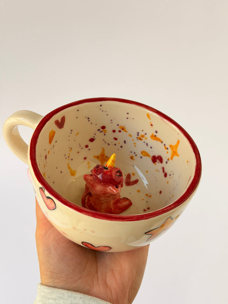 Unicorn handmade ceramic mug