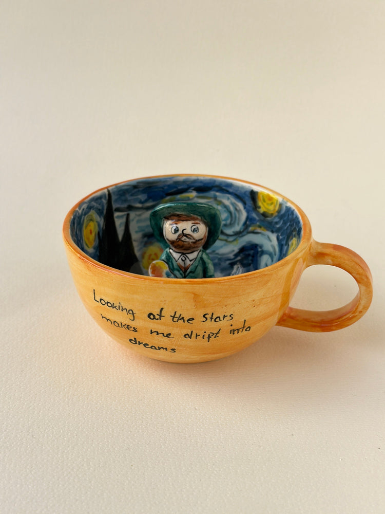 Vincent wan Gogh handmade mug