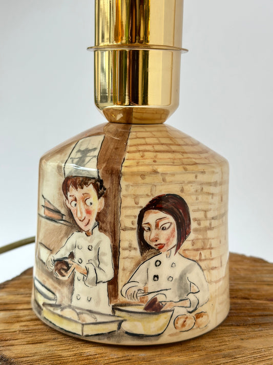 Little Chef handmade lamp