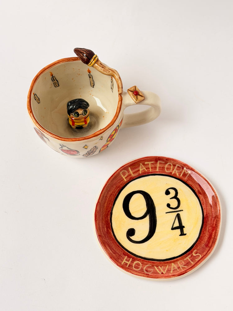 Harry handmade ceramic cup and plate