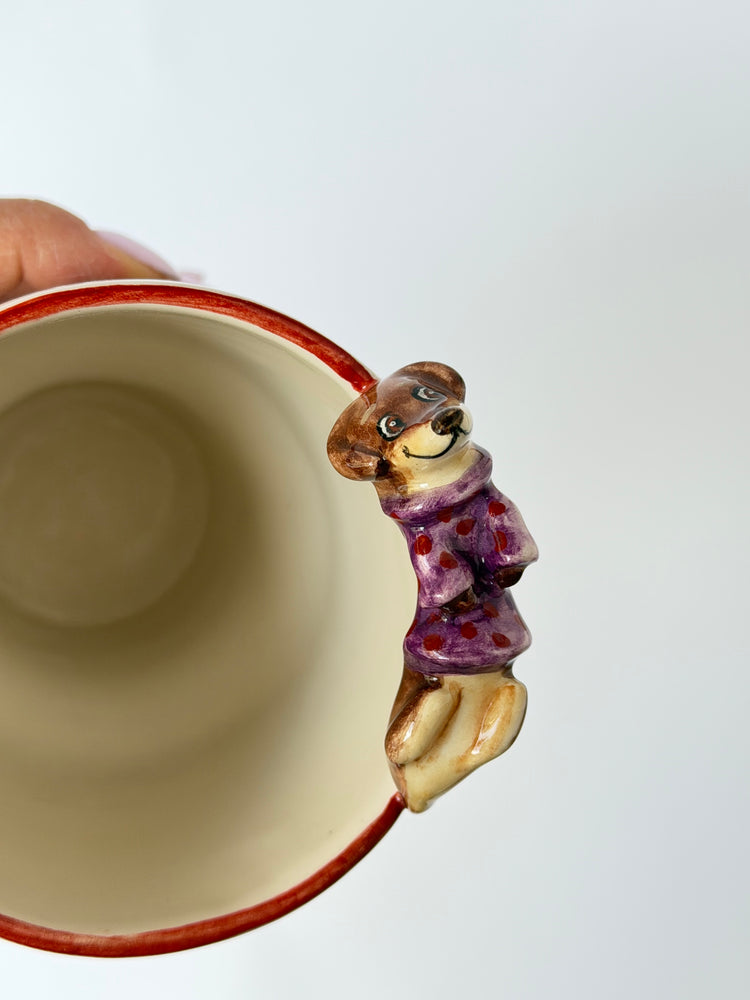 Dachshund dog handmade takeaway mug