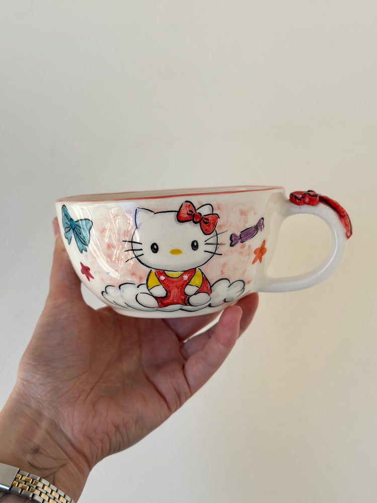 Cat handmade mug