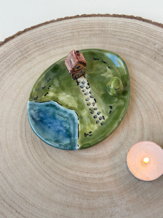 Handmade candle holder