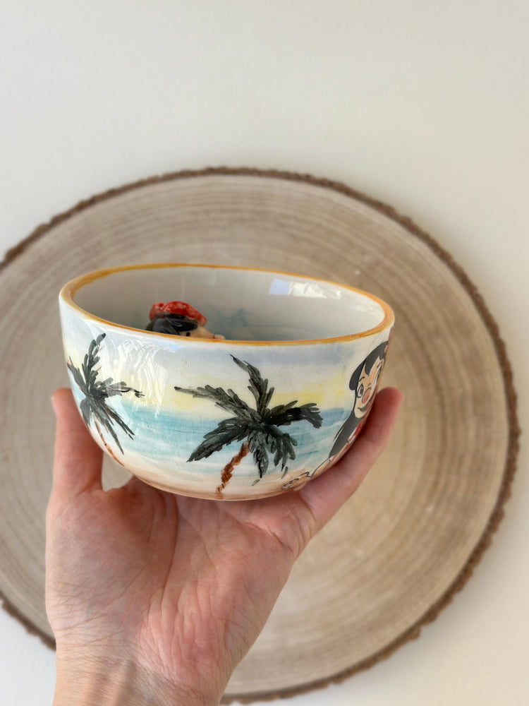 Stitch and Lilo handmade mug
