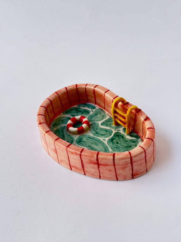 Handmade ceramic ashtray