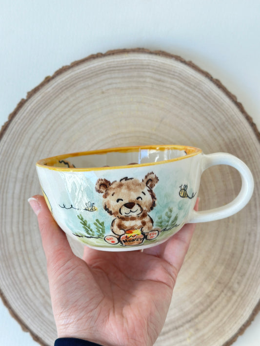 Teddy handmade mug