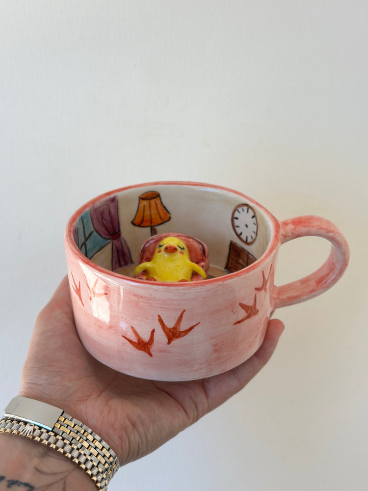 Duck handmade mug