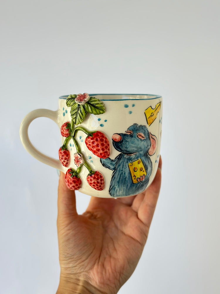 Little chef handmade ceramic mug