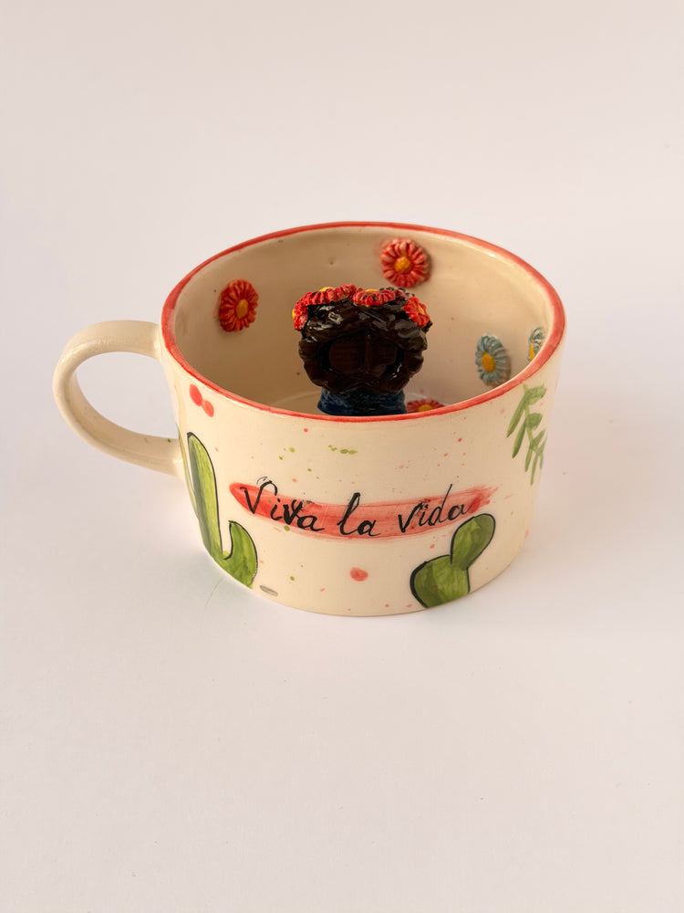 Frida handmade ceramic mug