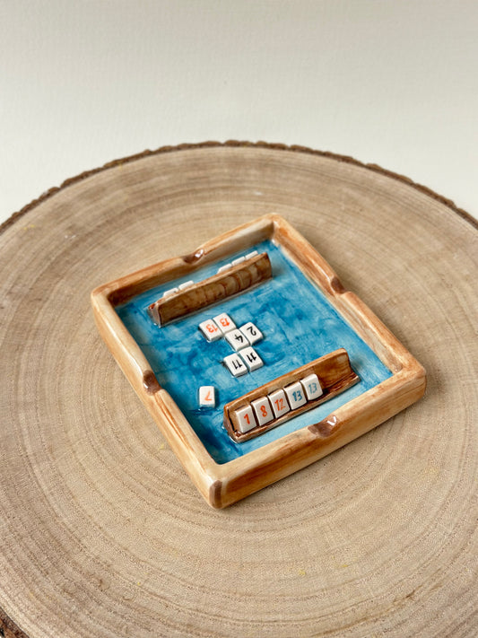 Okay game handmade ashtray