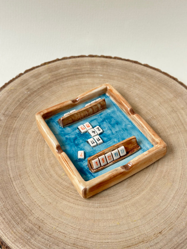 Okay game handmade ashtray