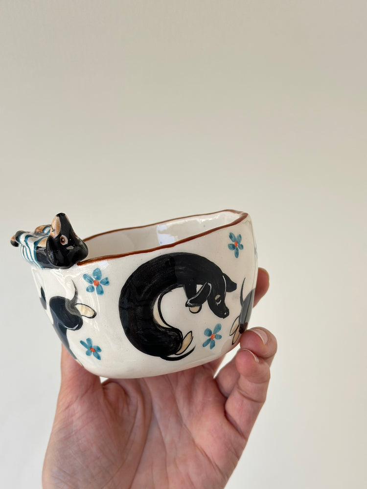 Dachshund handmade cup