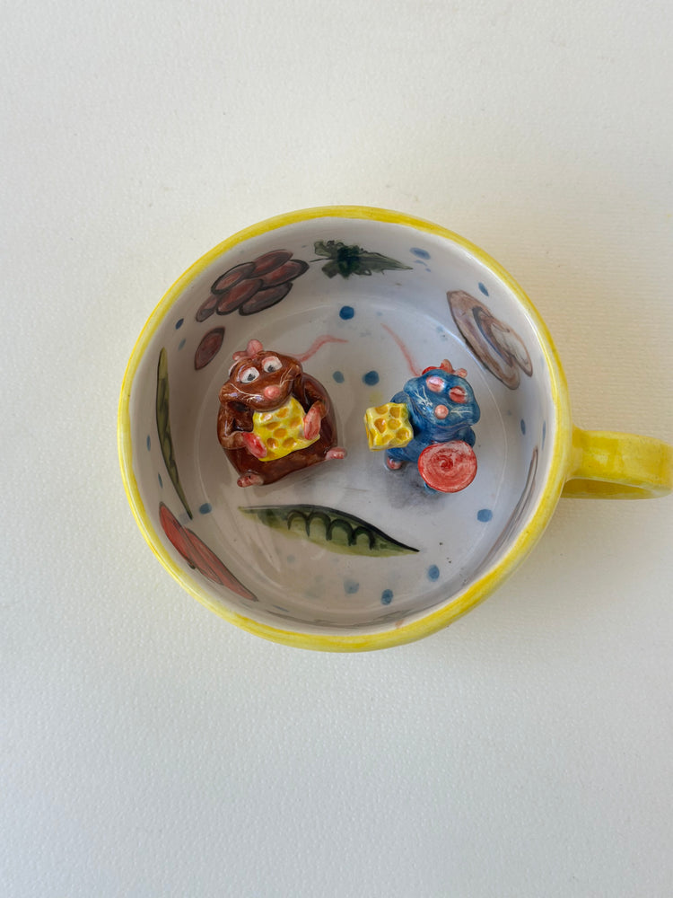 Little Chef and Emily handmade ceramic mug