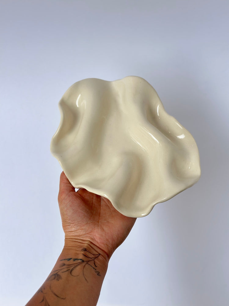 Handmade plate ceramic