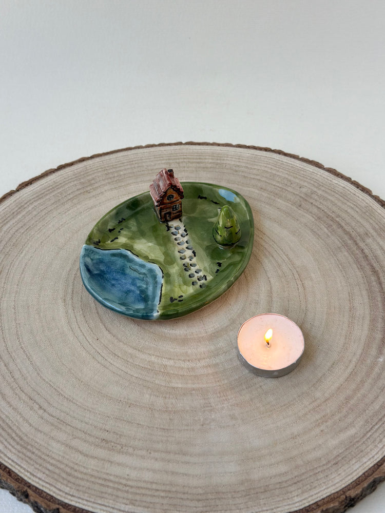 Handmade candle holder