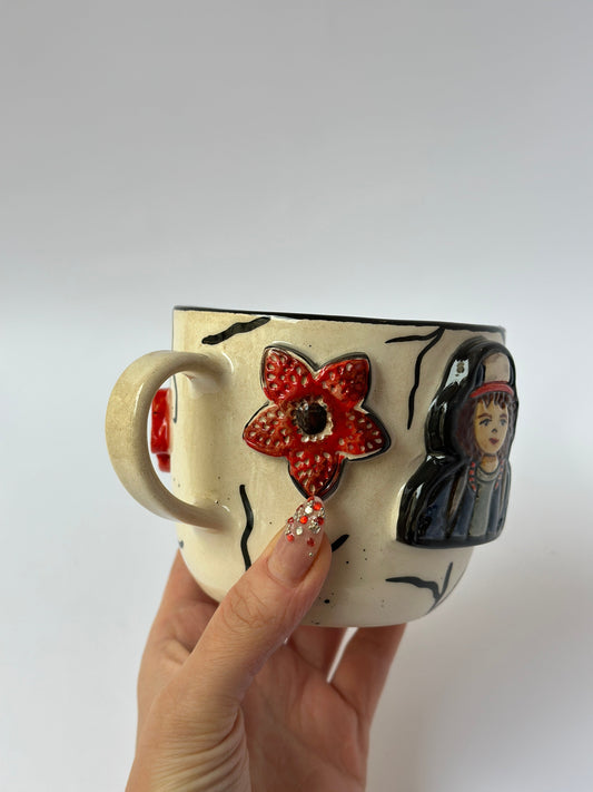 Dustin–Inspired Exclusive Handmade Ceramic Mug