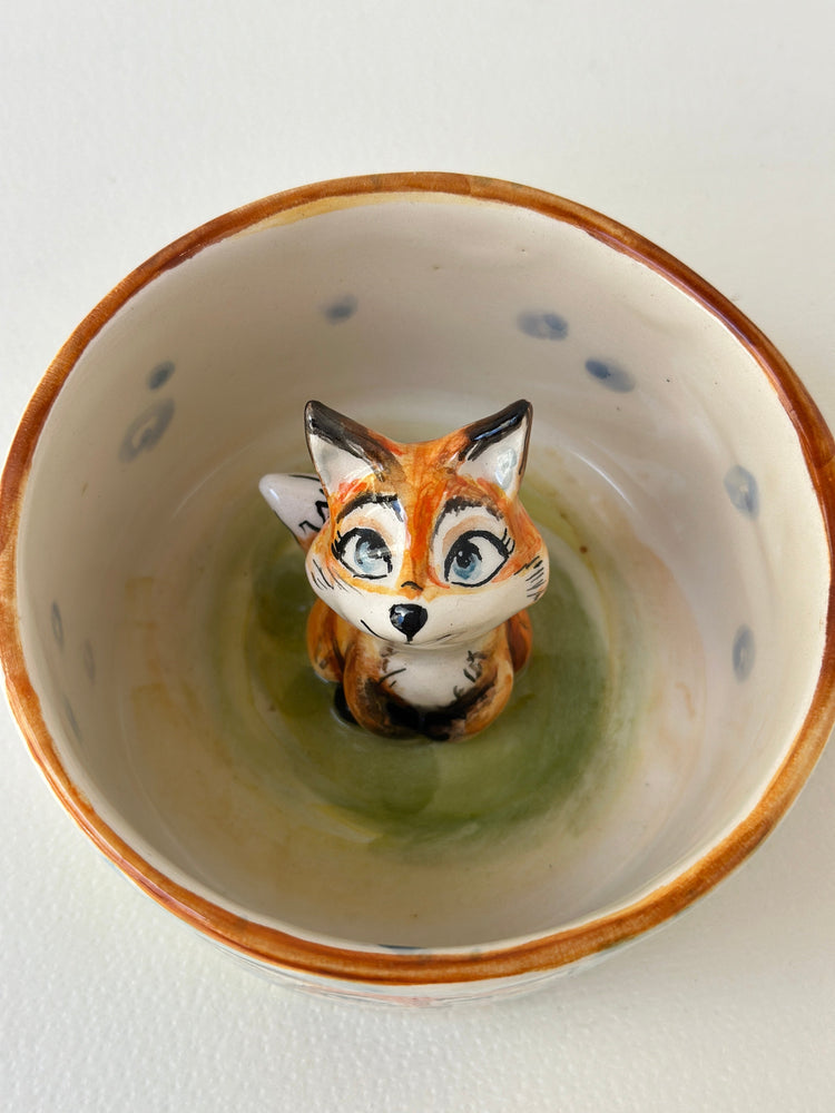 Fox handmade mug
