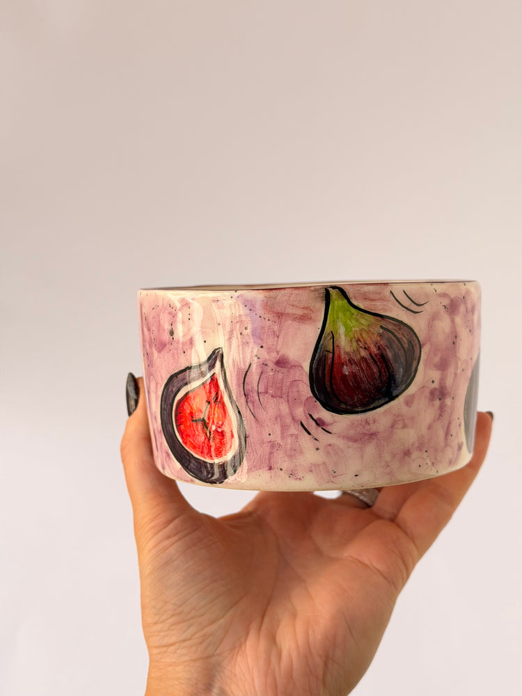 Fig handmade ceramic mug