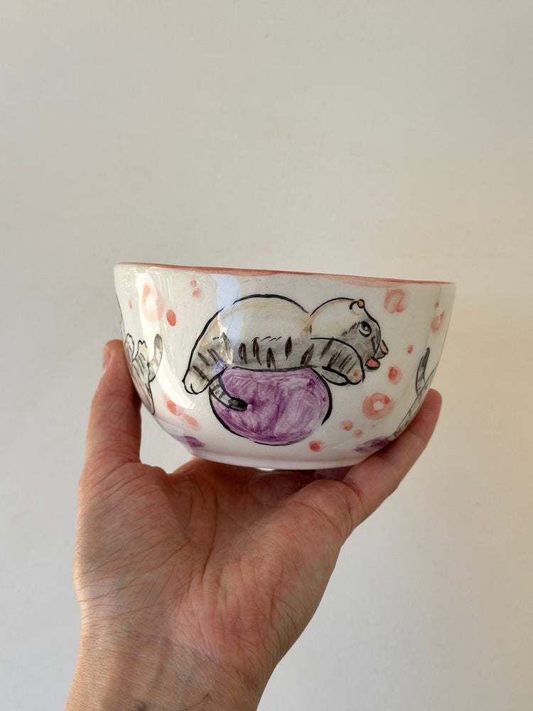 Cat handmade mug