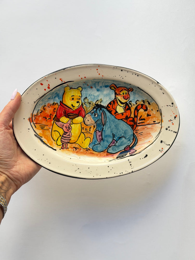 Handmade ceramic plate