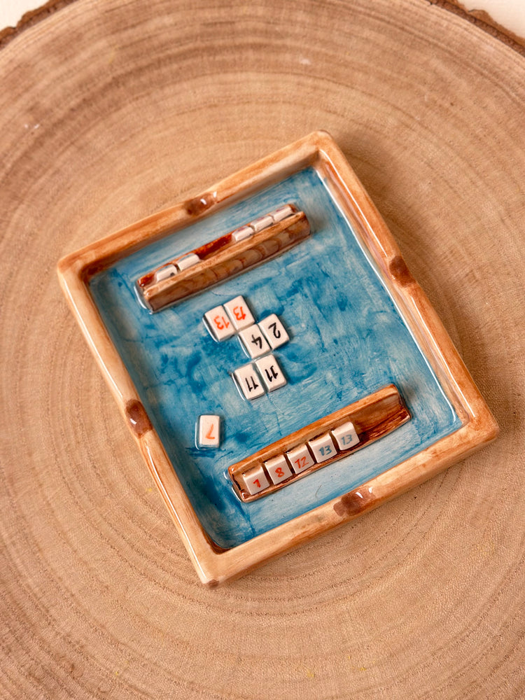 Okay game handmade ashtray
