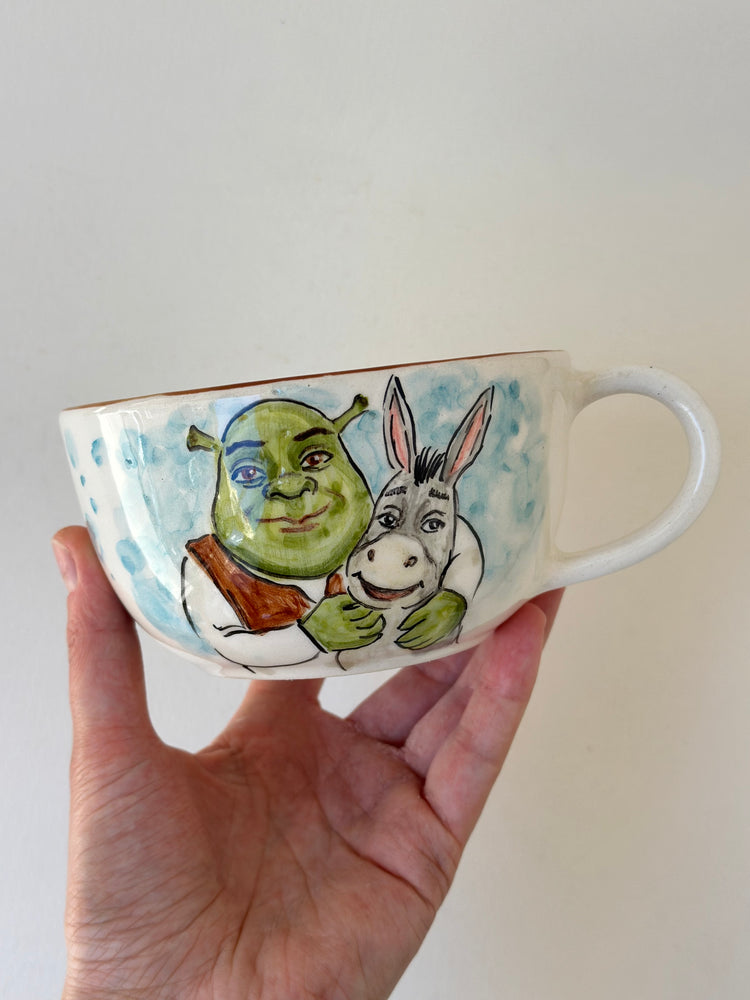 Shrek handmade mug