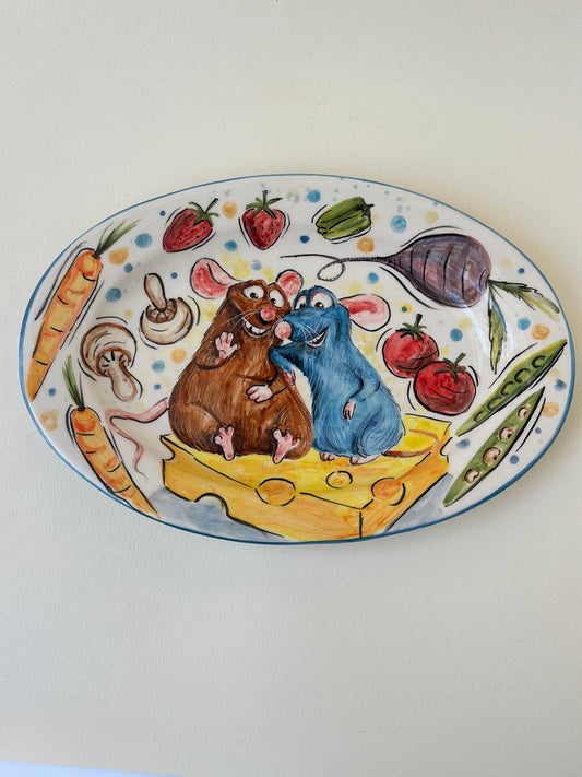 Little Chef and Emily handmade plate
