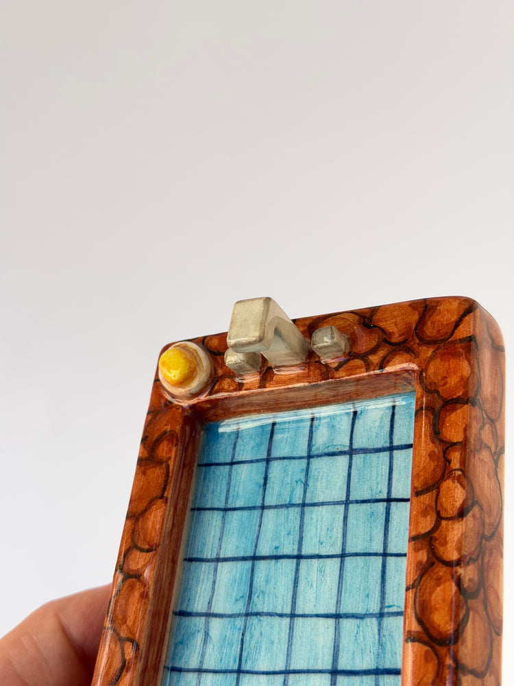 Handmade ceramic ashtray