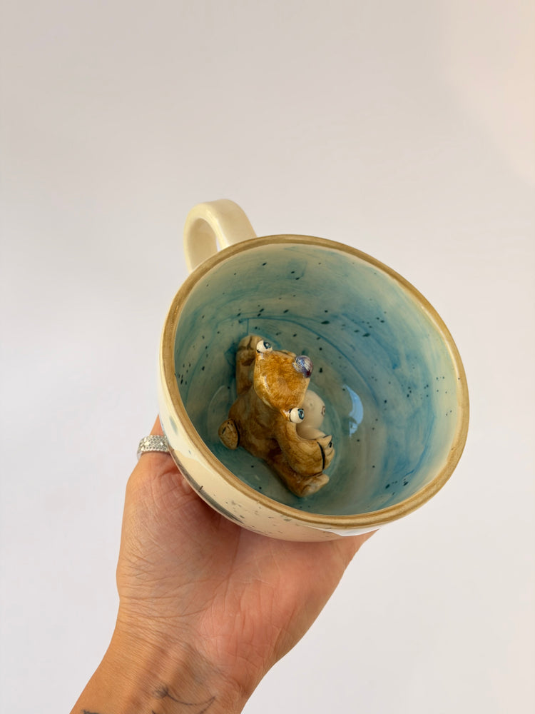Ground Sloth handmade ceramic mug