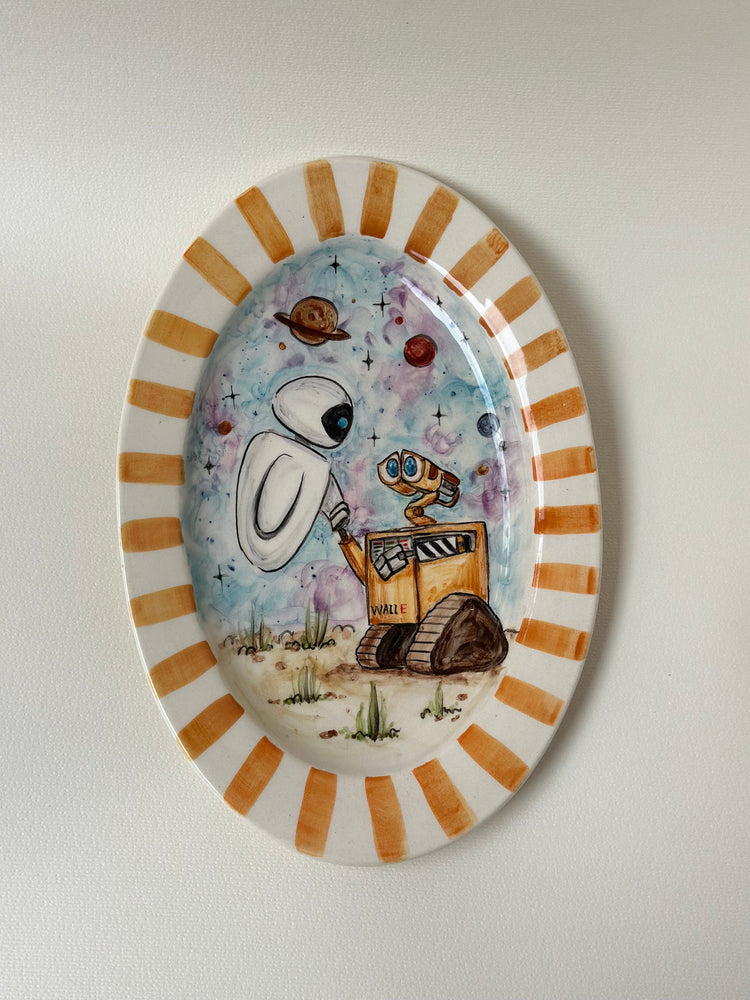 W-E handmade plate