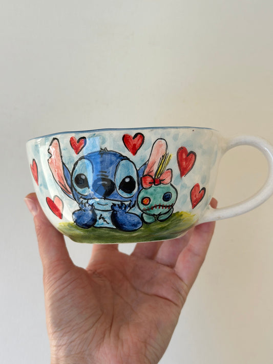 Stitch handmade mug