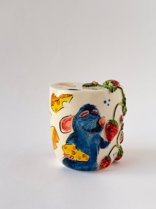 Little chef handmade takeaway mug