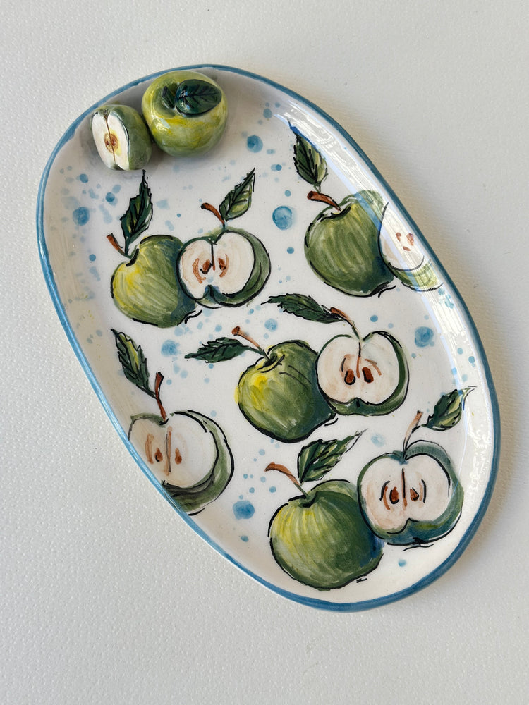 Apple handmade plate