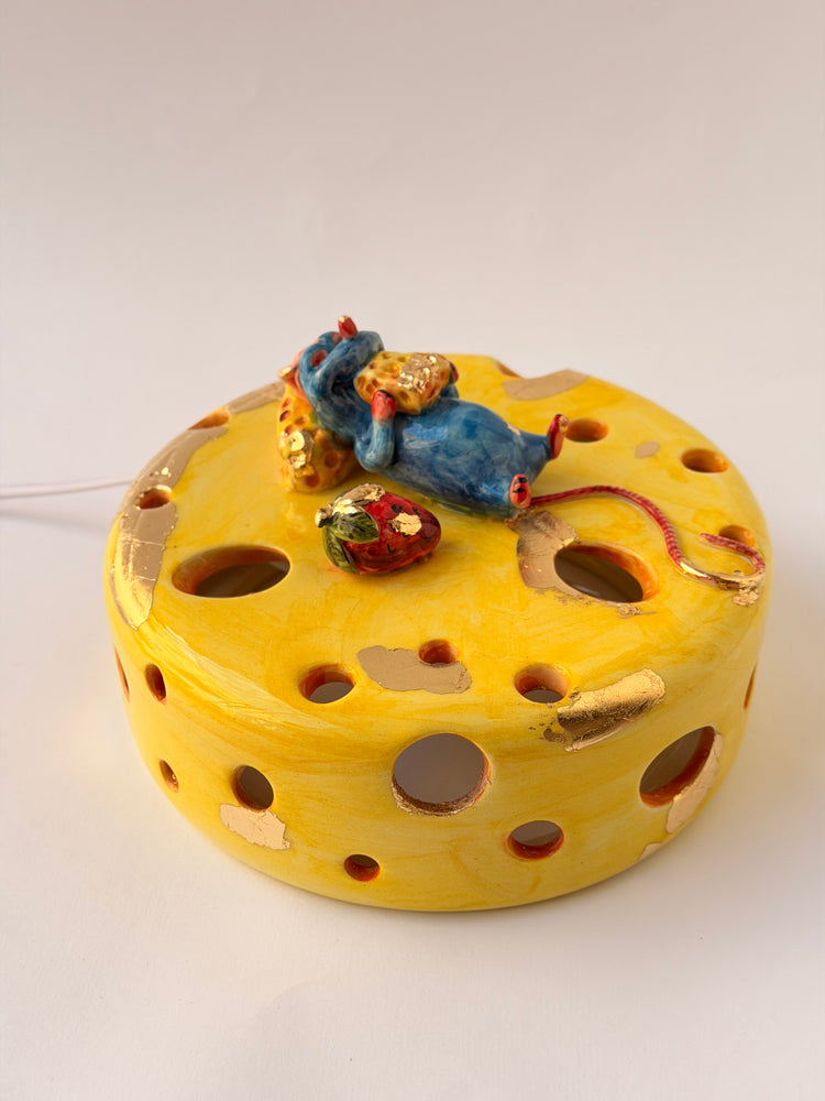 Little Chef handmade ceramic lamp