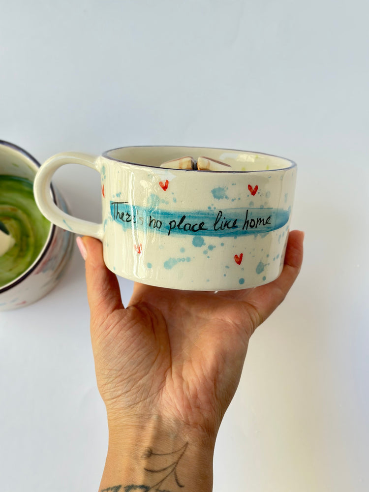 Couple handmade ceramic mugs