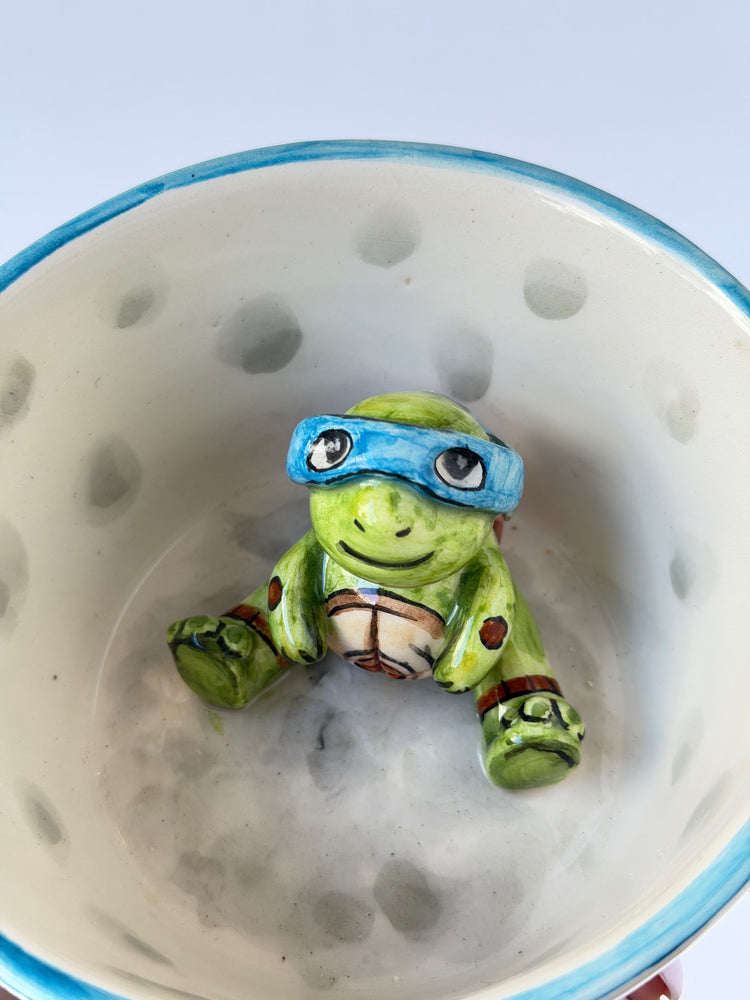 Turtle handmade ceramic mug