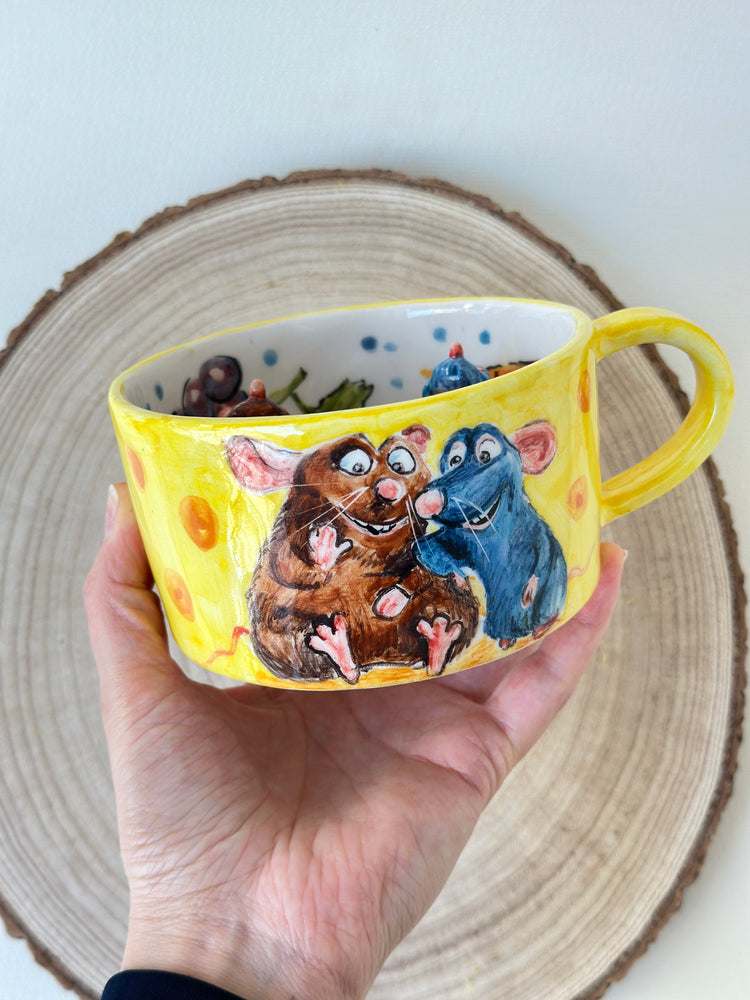 Little chef and Emily handmade mug