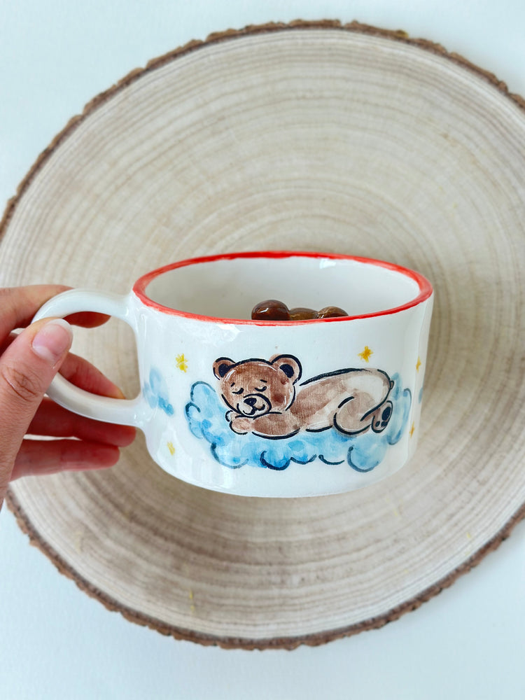 Teddy handmade mug