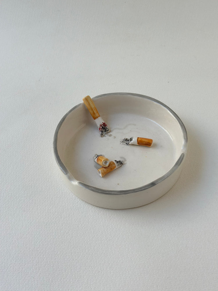 Handmade ashtray ceramic