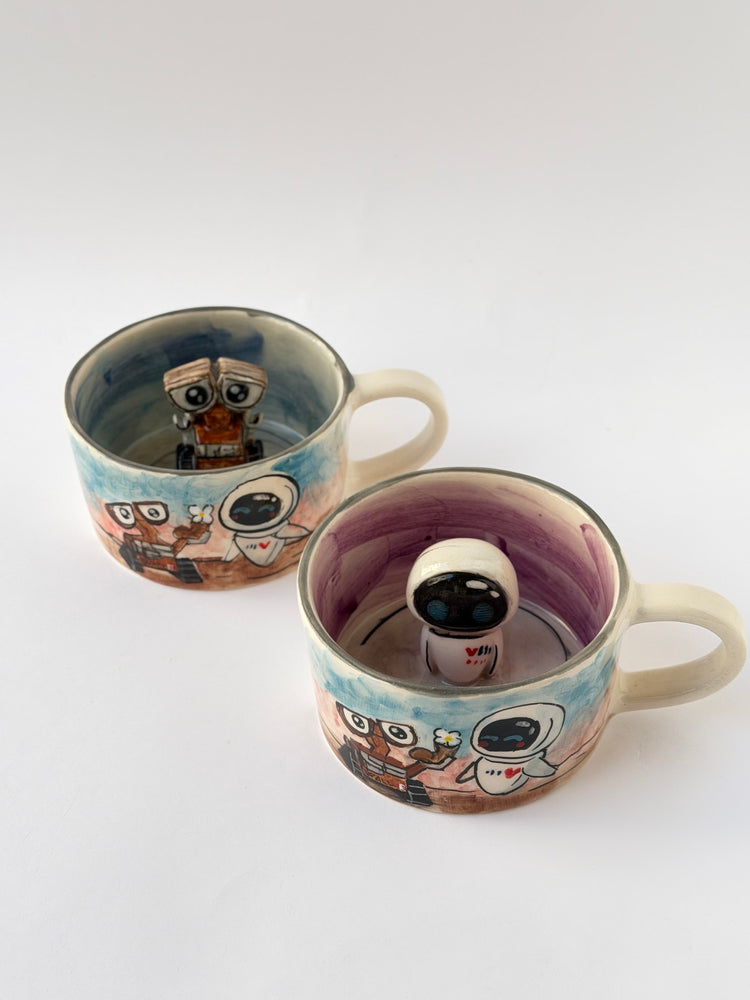 Couple handmade ceramic mugs