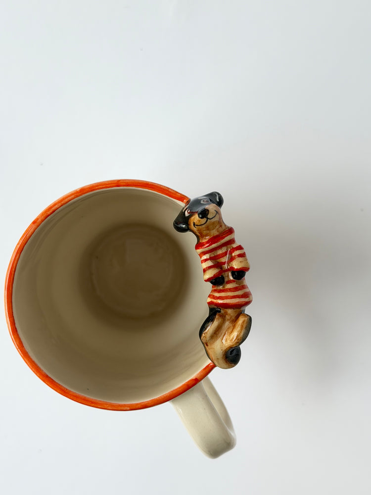 Dachshund dog handmade takeaway mug