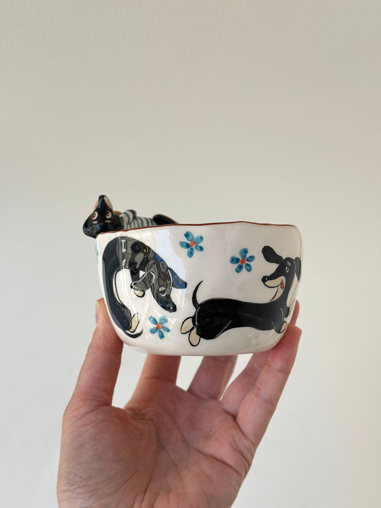 Dachshund handmade cup