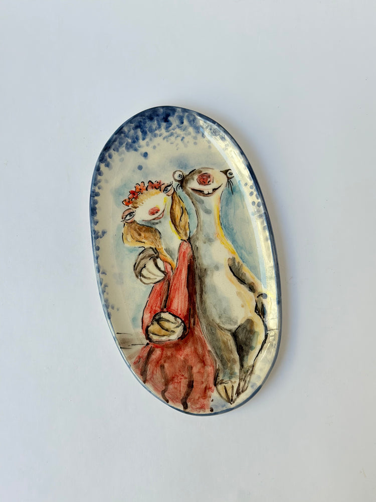 Sid handmade ceramic plate